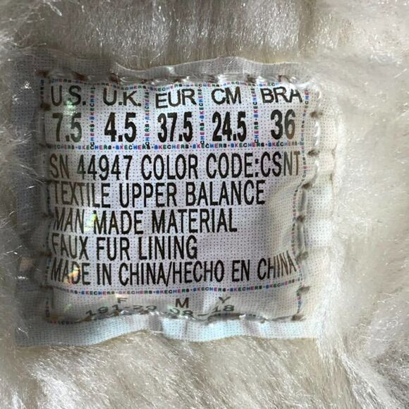 SKECHERS FAUX FUR Women`s Size 7.5 Brown Mid Calf Boots SN 44947 - Picture 8 of 8